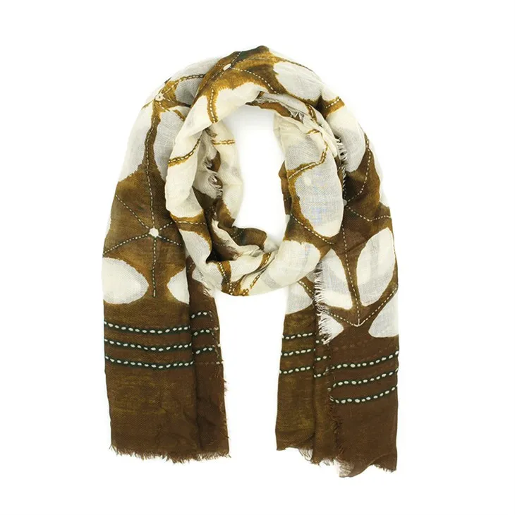 Kvetinový šál S017