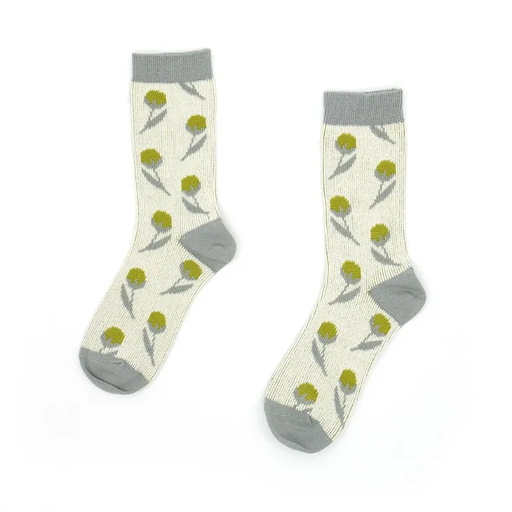 Vyšívacie bavlnené ponožky