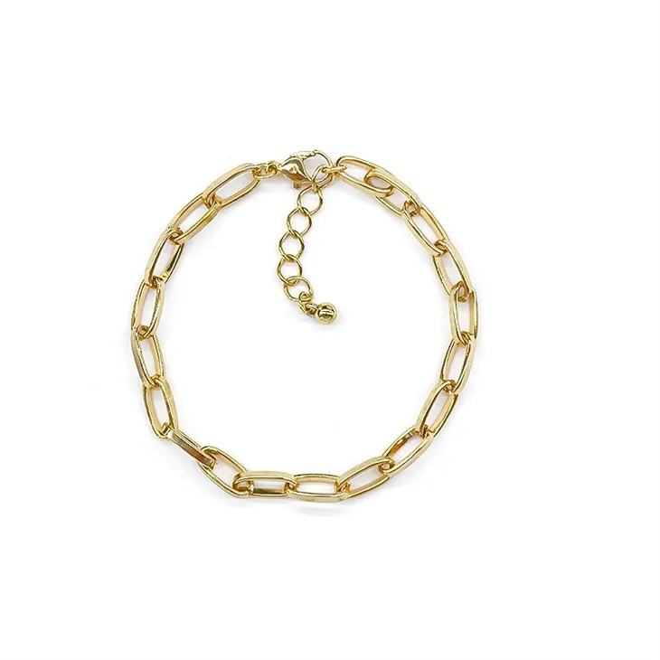 Zlatý nafúknutý náramok