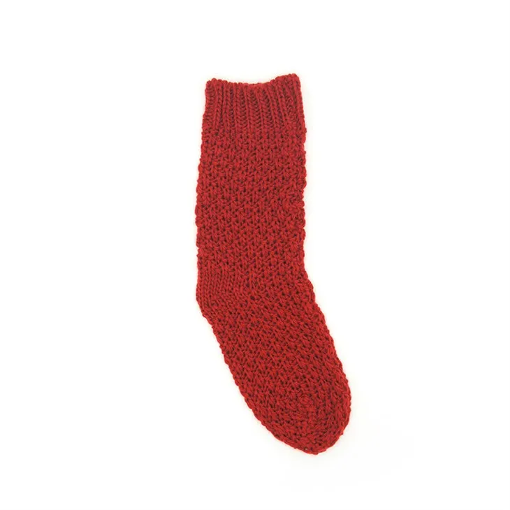 Červené vianočné pančuchy