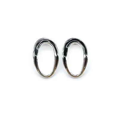 Strieborné náušnice Huggie Hoops