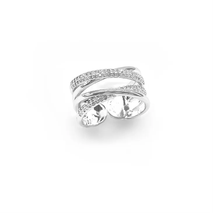 Strieborné brúsené prstene