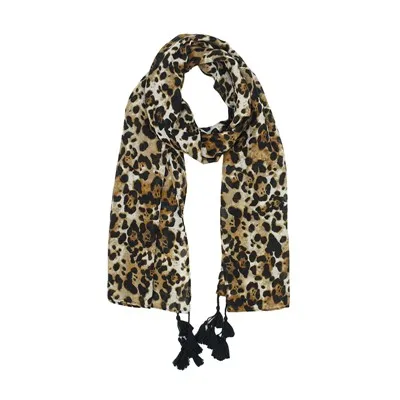 Leopardí polyesterový šál