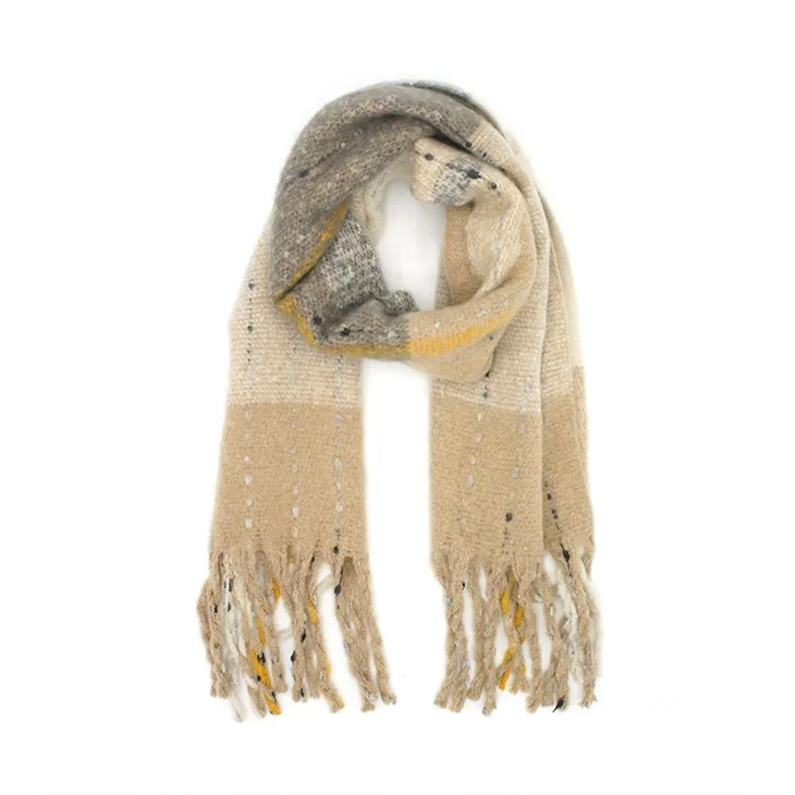 Vintage polyesterový šál